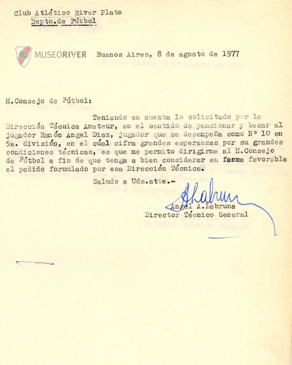 Carta Labruna - Ramón