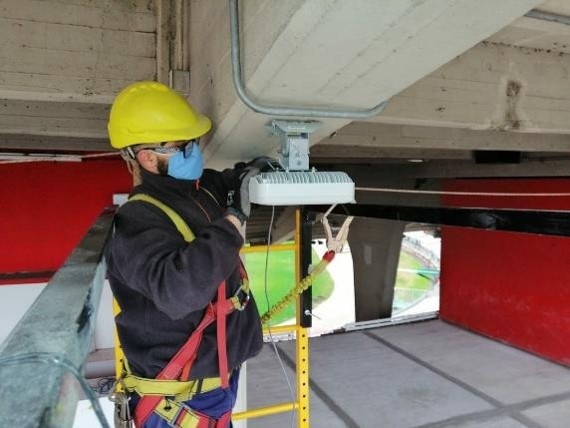 La última tecnología para la instalación del Wifi (@RiverPlate)