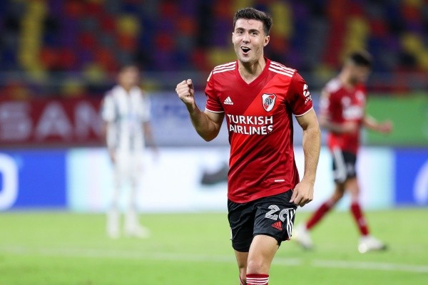 Paradela lleva dos tantos con el Manto Sagrado, ante Central Córdoba y Aldosivi. (Foto: Getty).