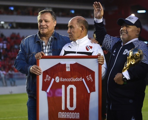Bertoni, Bochini y Maradona