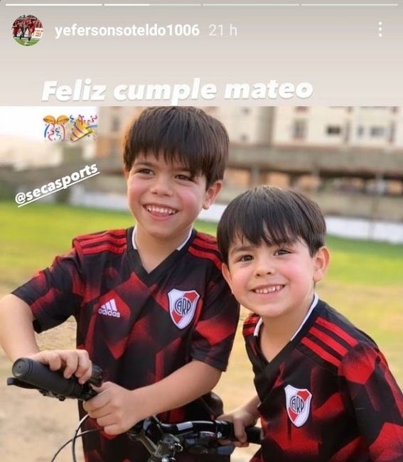 La foto que subió Soteldo a su cuenta de Instagram.