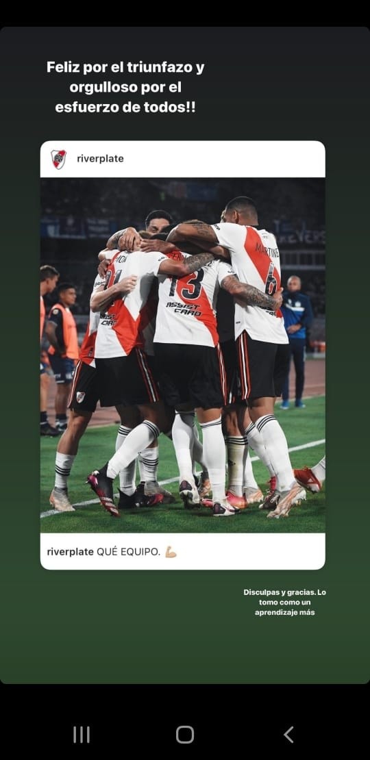 historia instagram felipe peña