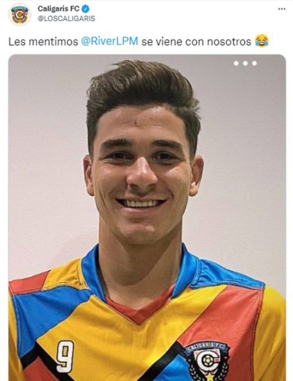 tuit los caligaris julian alvarez