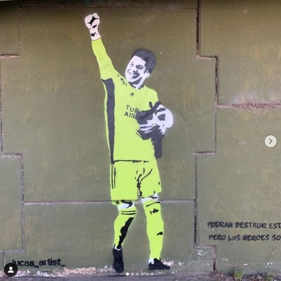 enzo perez pintura puente labruna