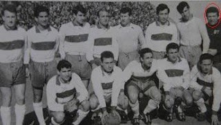 Angelito como DT del Calamar en 1961. (Foto: Llegó Platense Blogspot).