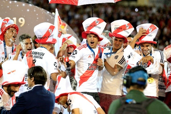 El último título del Tucu en River antes de ser vendido fue la Copa Argentina 2019. (Foto: Getty).