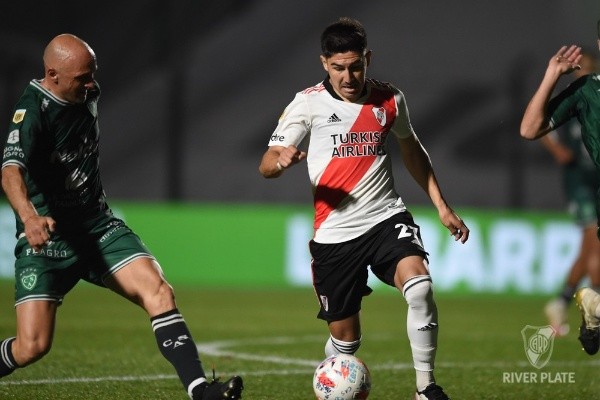 Fontana sumó minutos ante Atlético Tucumán el último fin de semana después de nueve fechas. (Foto: Prensa River).