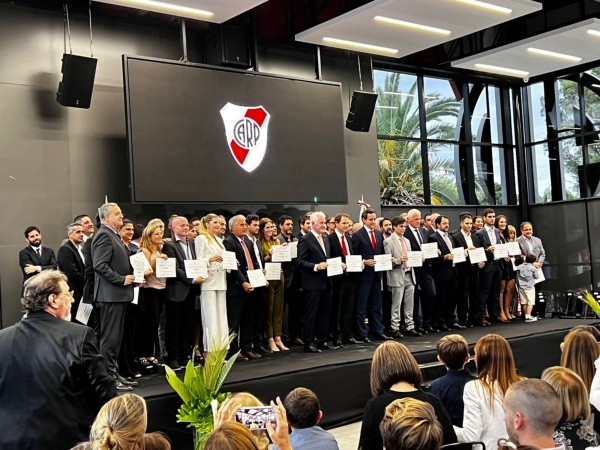 La nueva comisión de River por los próximos cuatro años.