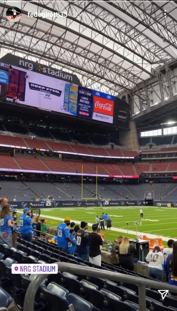 La historia que compartió Girotti en su cuenta de Instagram.