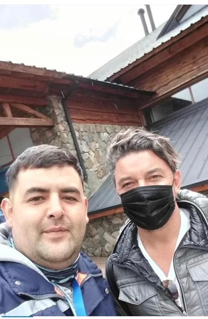 Marcelo Gallardo en San Martín de los Andes