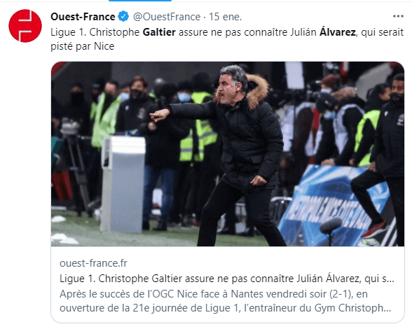 Niza - Julián Álvarez