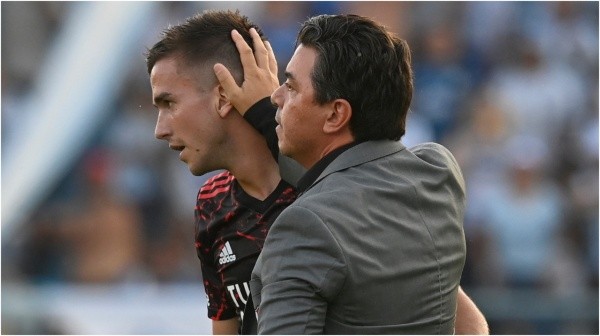 El reto de Marcelo Gallardo a Agustín Palavecino (Getty)