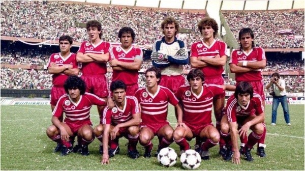 River fue campeón con la camiseta roja en 1986 (@MuseoRiver)