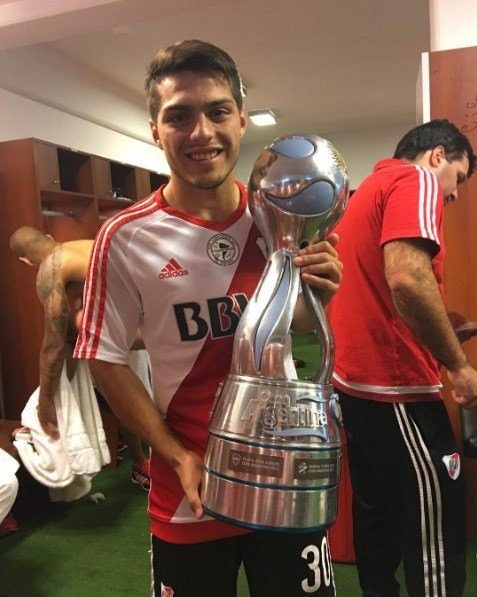 Olivera llegó a los siete años a River y ganó la Copa Argentina 2016.
