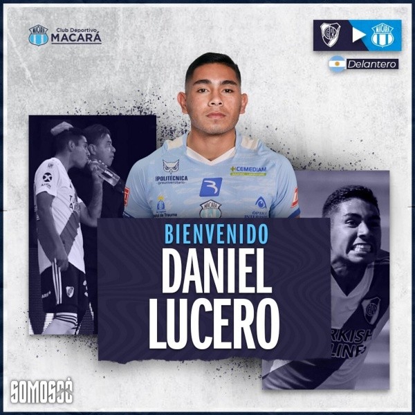 Así presentaron a Lucero en las redes sociales de Macará.