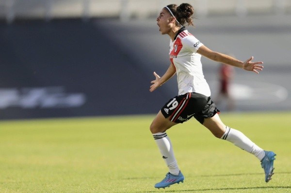 Martina Del Trecco, autora de un gol histórico en el Monumental