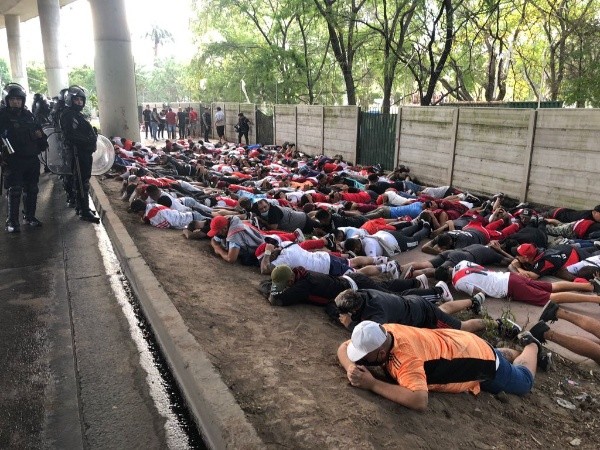 El operativo fue llevado a cabo por la Policia de la Ciudad. (Foto: @Maxibenozzi)