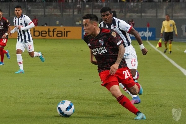 Barco atraviesa los últimos días de recuperación de su desgarro y estaría en condiciones de volver contra Colo Colo. (Foto: Prensa River).