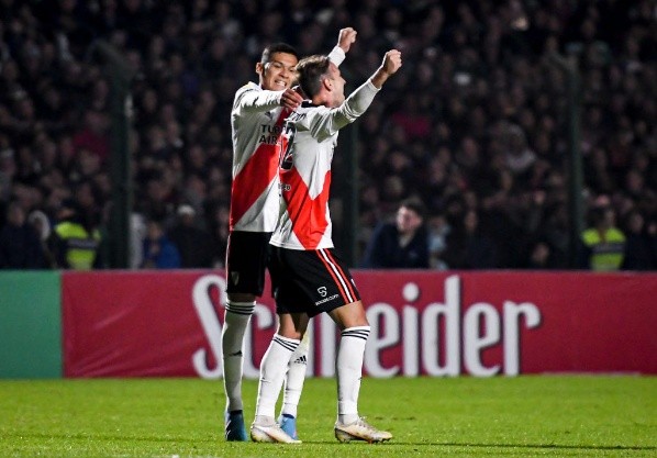 Pochettino marcó su primer gol con la camiseta de River. (Foto: Getty).