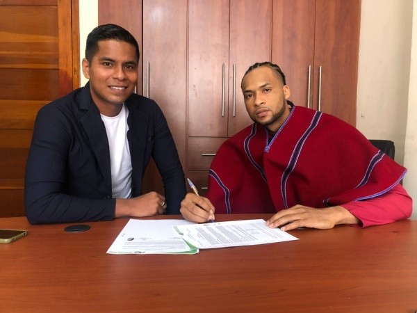 Arturo Mina, nuevo jugador del Mushuc Runa desde principios de 2022.
