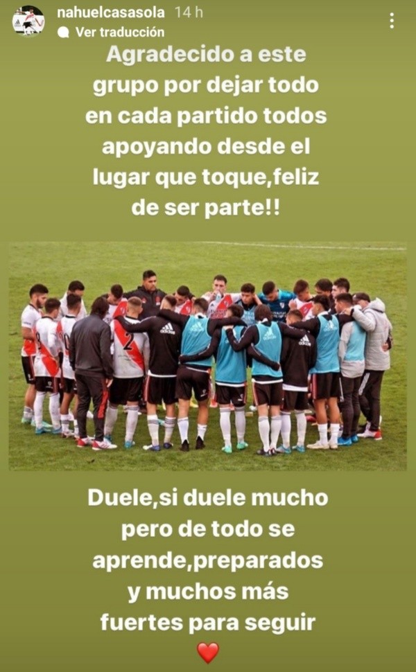 Nahuel Casasola (Captura Instagram)