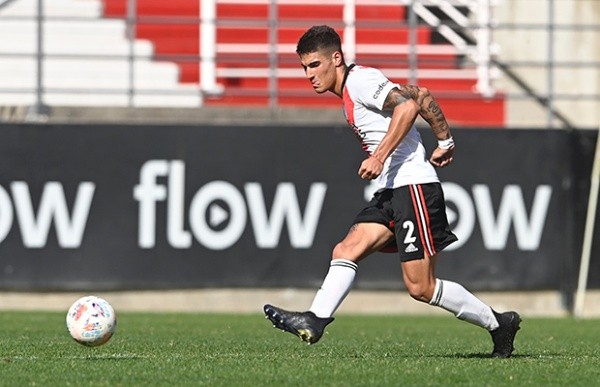 Petrasso nació el 28 de febrero de 2002 en Beccar y todavía no tiene contrato firmado con River. (Foto: Prensa River).
