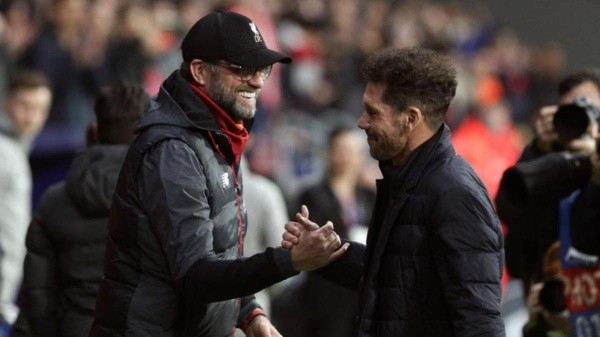Klopp y Simeone, dos técnicos top que están mano a mano con Gallardo (Foto: Getty)