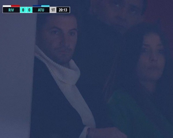 El Pipa estuvo presente en Núñez (Foto: captura de TV)