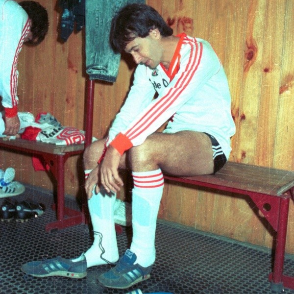 El Beto y una imagen llena de nostalgia (Foto: Prensa River)