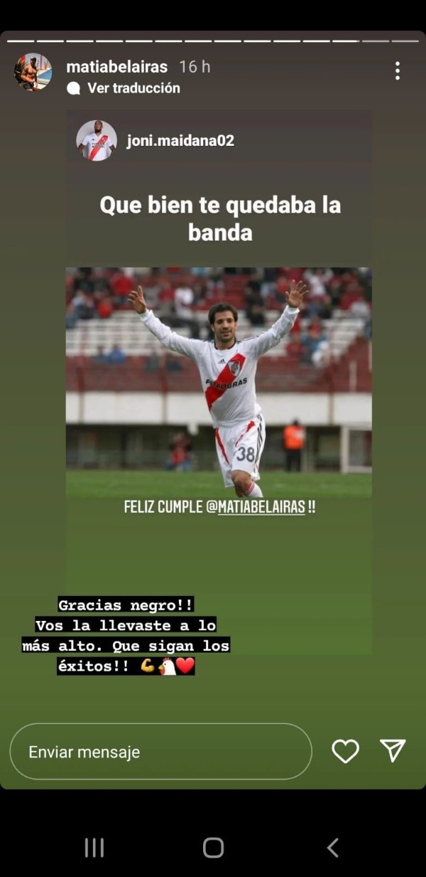 El emotivo cruce de Jony y Pity en Instagram