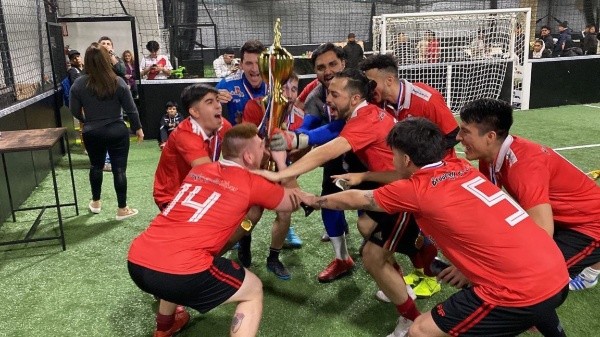 El festejo de Brooklyn luego de un nuevo título.