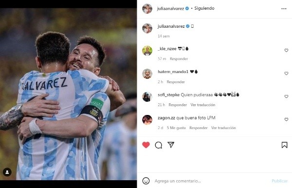 Julián y Messi