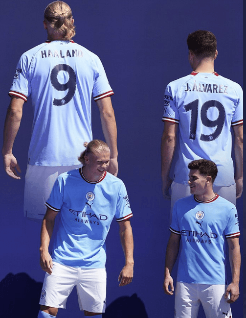 Haaland y Julián. No hay dudas de que se van a cansar de hacer goles…