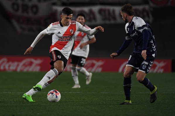 Pablo Solari se perfila para jugar por primera vez como titular en River. (Foto: Prensa River).