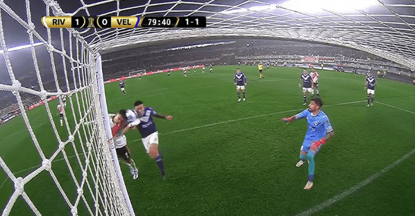 La jugada con más controversia del año para River.