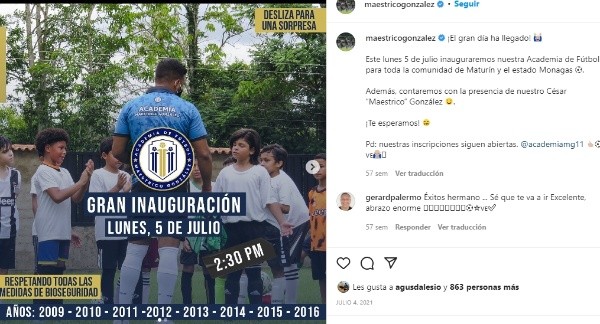 El Maestrico inauguró en 2021 su Academia de Fútbol.