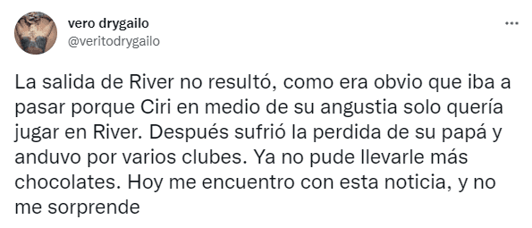 Los años difíciles de Cirigliano en River