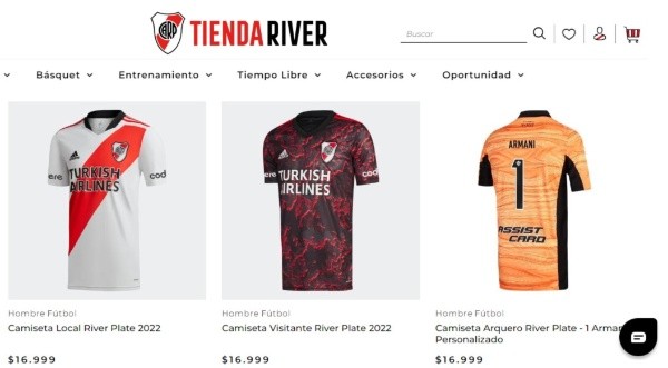 tienda river
