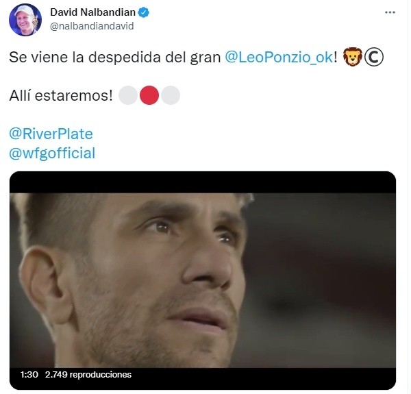 El Rey David, otros de los invitados confirmados.