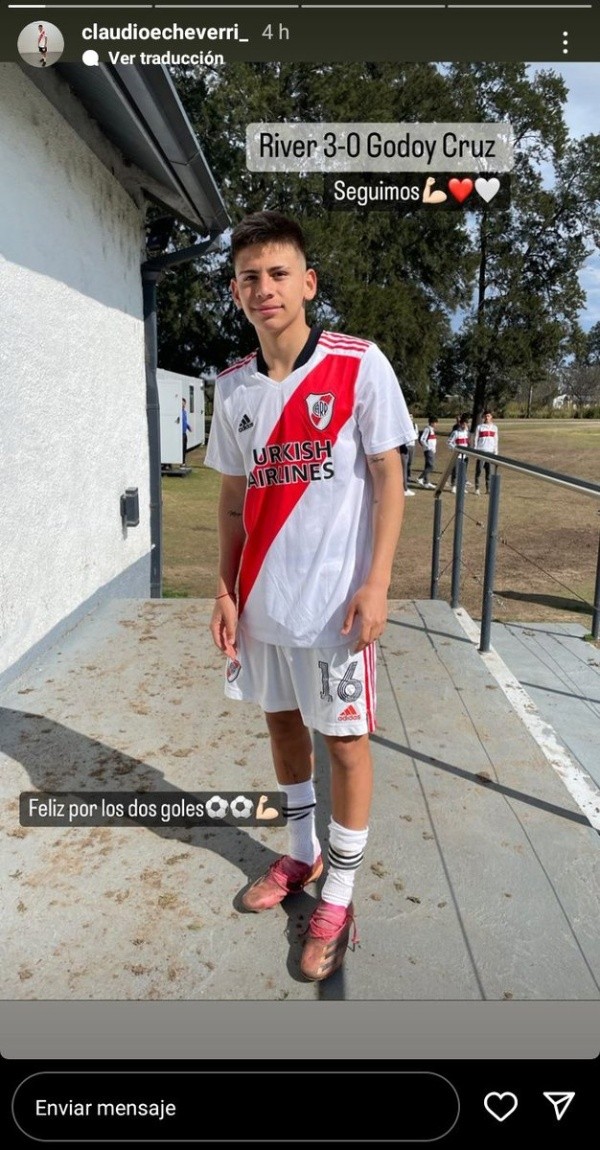 El posteo del Diablito en su cuenta de Instagram