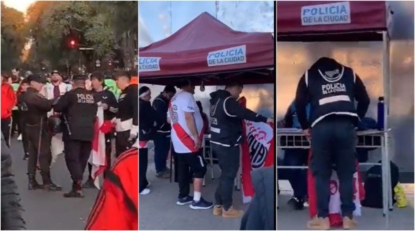 Los inconvenientes con la Policía en el último partido en Núñez.