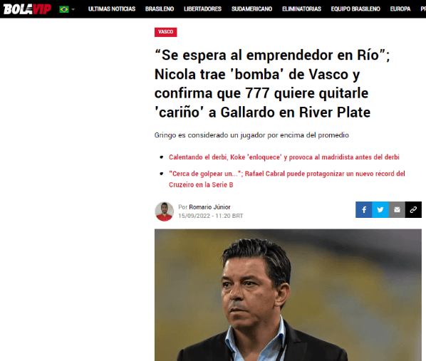 Foto: Bolavip Brasil