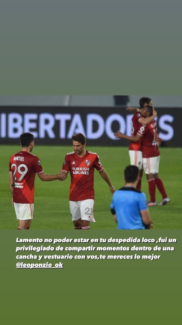 El mensaje de Cachete Montiel.