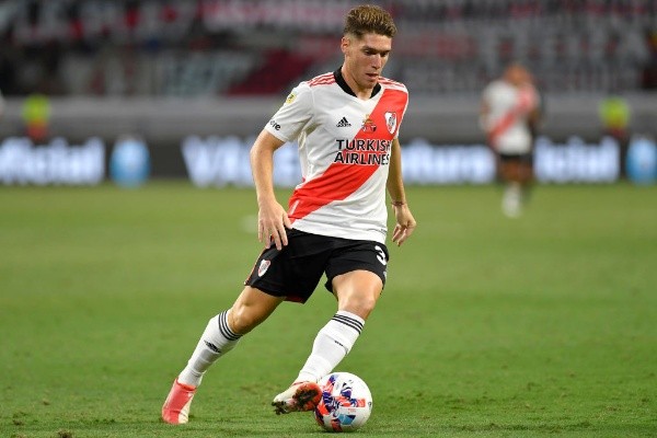 Rollheiser jugó 34 encuentros en River y convirtió un solo gol. (Foto: Getty).