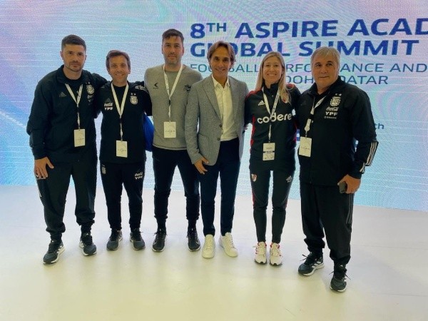 La presencia de Arangio en la cumbre mundial de Doha, Qatar