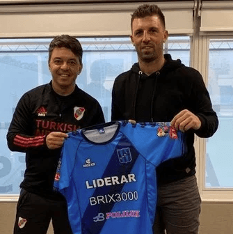 Frontini admira a Gallardo y tuvo una charla con él en las oficinas del Monumental cuando era DT de San Telmo.