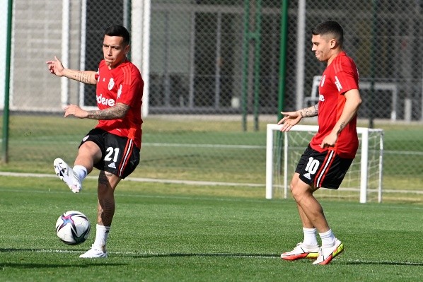 River volvió a las prácticas esta mañana con vistas al amistoso ante Colo Colo.