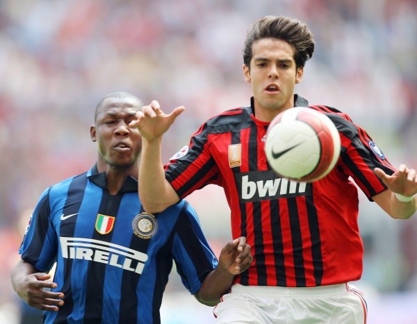 Tyson Rivas, protagonista delclásico milanés frente a Kaká (Foto: Getty)