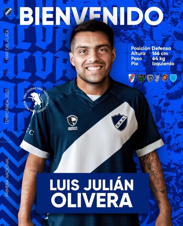 La presentación para Olivera en Alvarado.