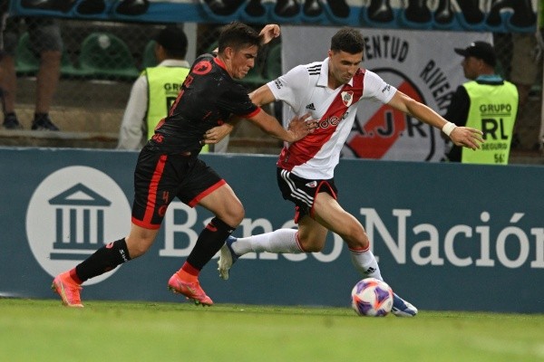 Paradela disputó los segundos 45 minutos y ejecutó con mucha precisión su penal en la tanda. (Foto: La Página Milonaria/Diego Haliasz).